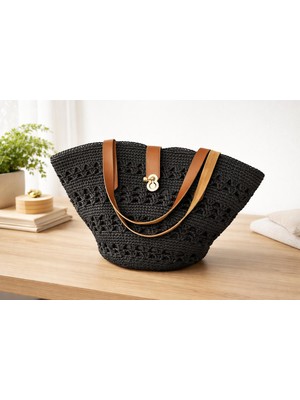 Tosbikotantik Kişiye Özel Tasarım El Örgüsü Omuz Çantası