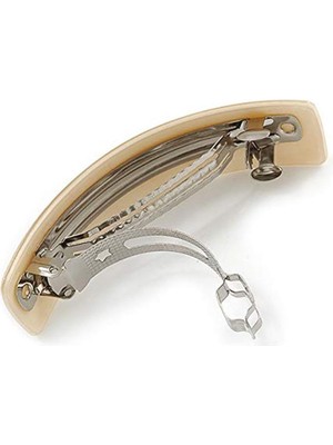 New Obsessions Bombeli Sedef Desenli Kemik Otomatik Saç Tokası