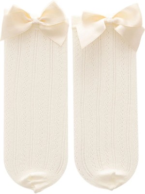 Hellobaby Hellobaby, Kız, Dizaltı Çorap, Fiyonk Baskılı