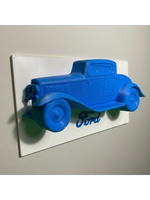Riva Self Klasik 1932 Ford Model 3D Dekoratif Duvar Panosu