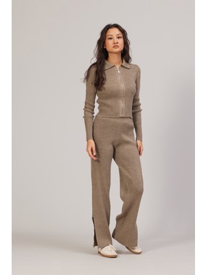 Arvile Fermuarlı Triko Takım