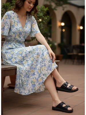 Vojo Gk Ortopedik Günlük Havuz Plaj Deniz Ev Kadın Terlik