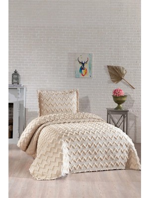 Danteel Home Nüans 2 Parça Tek Kişilik Pike Takımı Bej