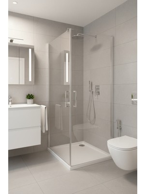 Hygge Kare Flat Duş Teknesi