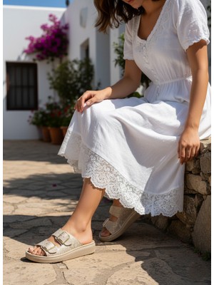 Vojo Gk Ortopedik Günlük Havuz Plaj Deniz Ev Kadın Terlik