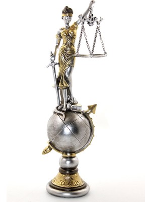 Calperia Polyester Dünya Küre Üzerinde Adalet Biblosu