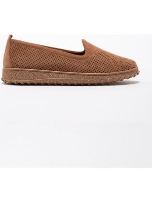 Shemard Kadın Kahve Süet Ortopedik Babet