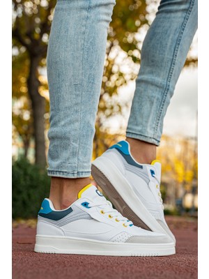 Panorama Renk Detaylı Rahat ve Şık Erkek Sneaker