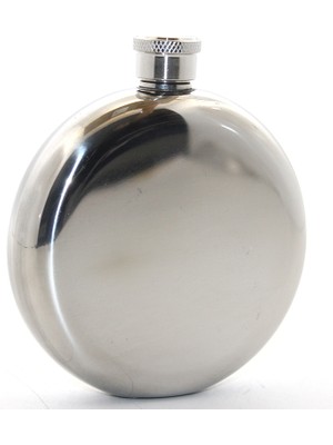 Calperia Paslanmaz Çelik Yuvarlak 5 Oz Tekli Matara