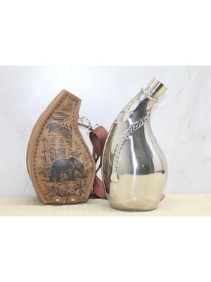 Calperia Deri Kılıflı Matara