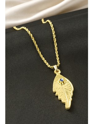 Bijuteri Net Yaprak Çelik Kolye