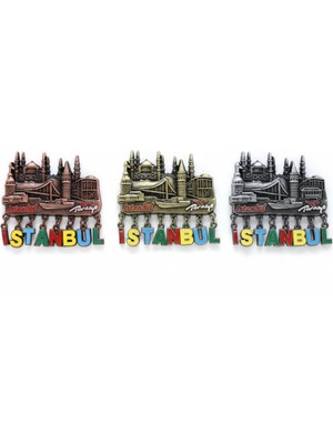 Aesco Sarkaçlı Istanbul Temalı Magnet
