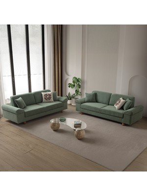 Edsy Home Armada 3+3 Koltuk Takımı Yeşil