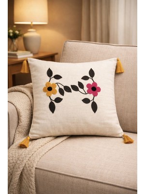 Ecem Home 2'li Punch Kırlent Kılıfı