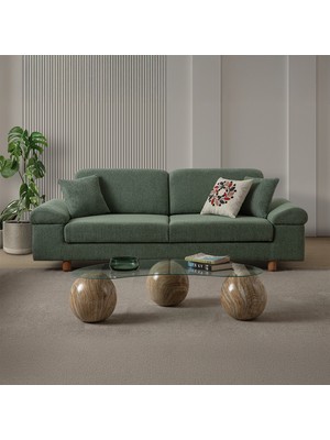 Edsy Home Armada Üçlü Koltuk Yeşil