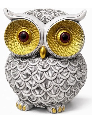 Aesco 20X15 cm Polyester Baykuş Figürü