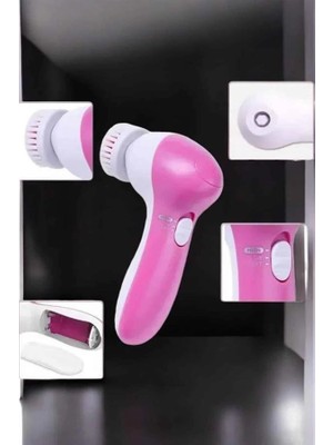 Aesco Taşınabilir Yüz Temizleme Cihazı Masaj, Peeling, Temizlik 5 Başlıklı