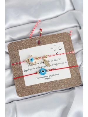 Aesco Marteniçka Bileklik 2'li Caretta Caretta ve Nazarlı Model