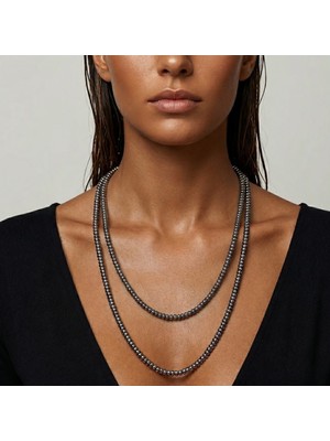 THEIA GemWorks Zaya & Hematit Ikili Kolye