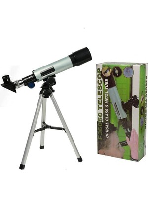 Karahanbey 50X360 Mini Teleskop Kara Uzay Teleskobu Aliminyum Gövde Tripodlu ( Lisinya )