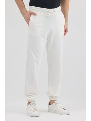 Fancy & Fun Erkek 3 Iplik Kumaş Unisex Oversize 4 Mevsim Paça ve Bel Lastikli Cepli Eşofman Altı