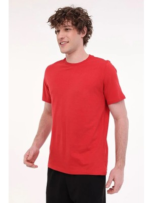 Kinetix MB Pam C 11SN220 6fx Kırmızı Erkek Kısa Kol T-Shirt