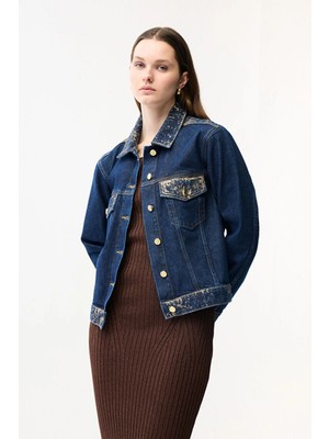 Adl Dikiş Detaylı Ceket Lacivert 11946569000