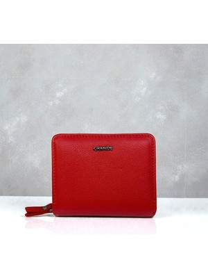 Grande Gerçek Deri Kadın Cüzdanı Hakiki Deri Küçük Boy