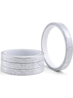 Hapshoe 5 Metre Kendinden Yapışkanlı Beyaz Reflektör Güvenlik Bandı