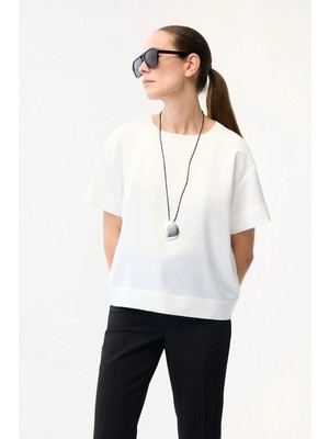 Adl Yakası Ribanalı Bluz Kemik 11544702001