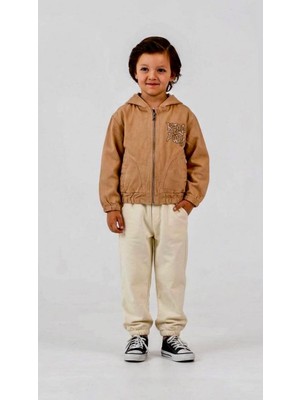 Jabber Erkek Fermuarlı Nakış Işlemeli Gabardin 2'li Takım