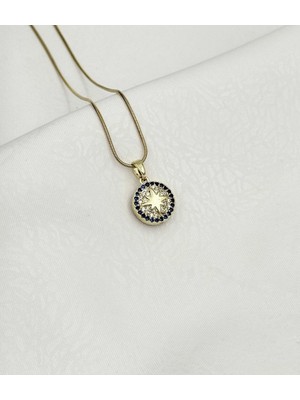 SY Aksesuar Çelik Gold Yıldız 45CM Kolye