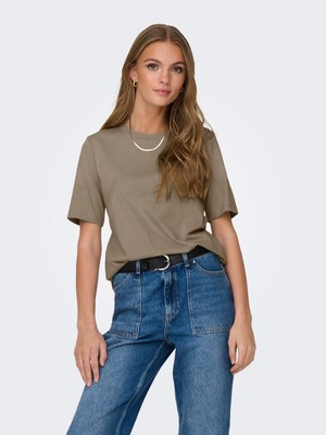 Onlonly S/s Tee Jrs Noos Kadın Gray T-Shirt - 15270390