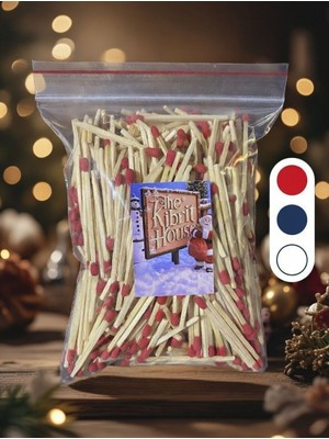 The Kibrit House  100GR Kırmızı Renkli Mum Yanı Konsept Hediyelik Kibrit