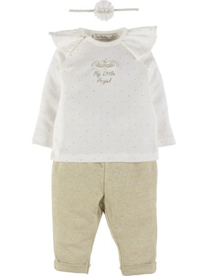 İdil Baby Idil Baby Kız Bebek Saç Bantlı Takım 19533