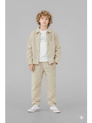 Jabber Erkek Omuz Nakış Detaylı 3'lü Takım