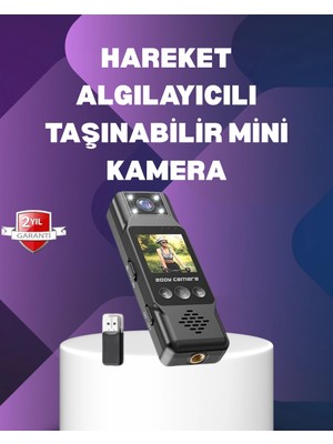 Aesco 180° Dönebilen Lensli 1080P Mini Kamera