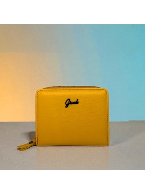 Grande Gerçek Deri Kadın Cüzdanı Hakiki Deri Küçük Boy