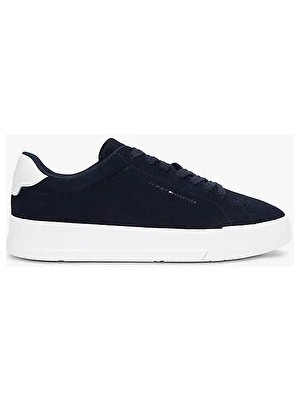 Tommy Hilfiger Erkek Th Court Core Süet Sneaker