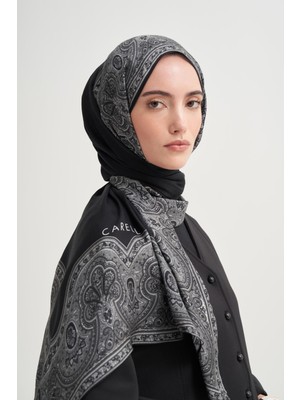 Siyah Carell Breeze Incira Viskon Şal