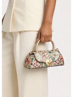 Deri  Görünümlü Şık Çanta