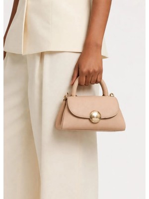 Deri  Görünümlü Şık Çanta