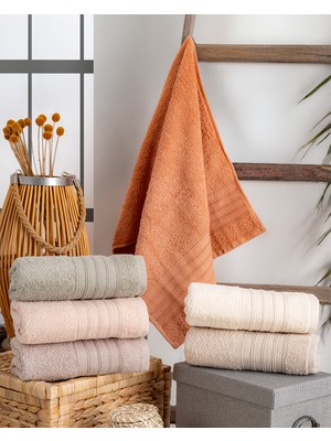 Hazangülü Collection Buldan Üretimi Çeyizlik Jakarlı Olivia 6'lı Mutfak Havlusu I 30X50