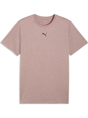 Puma Essentials Heather Cat Erkek Krem Antrenman T-Shirt.88
