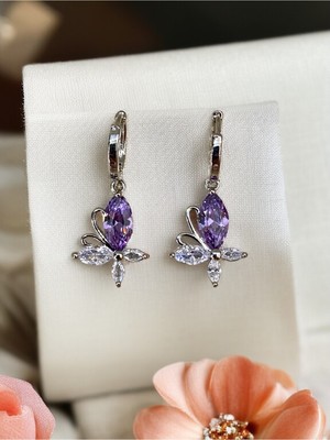 Fayra Accessories Çiçek Figürlü Altın Kaplama Küpe