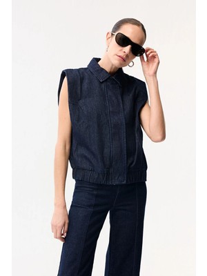 adL Denim Yelek Lacivert 17946592000