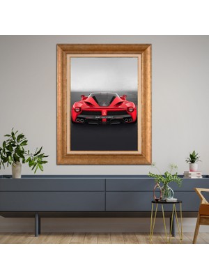 Giyense Altın Varaklı Çerçeveli Paspartulu Tablo SA1076