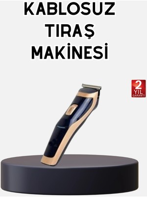 Aesco Profesyonel Şarjlı Saç ve Sakal Kesme Makinesi – Unisex, 12 mm Ayarlanabilir Başlık