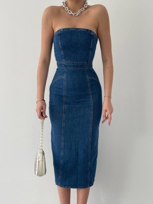 Nova Epoxy Art Izer Straplez Elbise