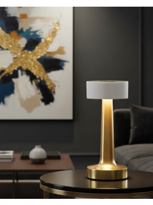 Nuveden Ieg™ Type C Şarjlı Dekoratif LED Masa Lambası Dokunmatik NVDN-TKNRS34